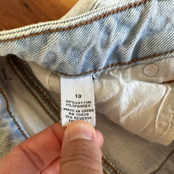 Rue21 Colorblock High Rise Denim Jeans size 13 - Picture 5 of 5